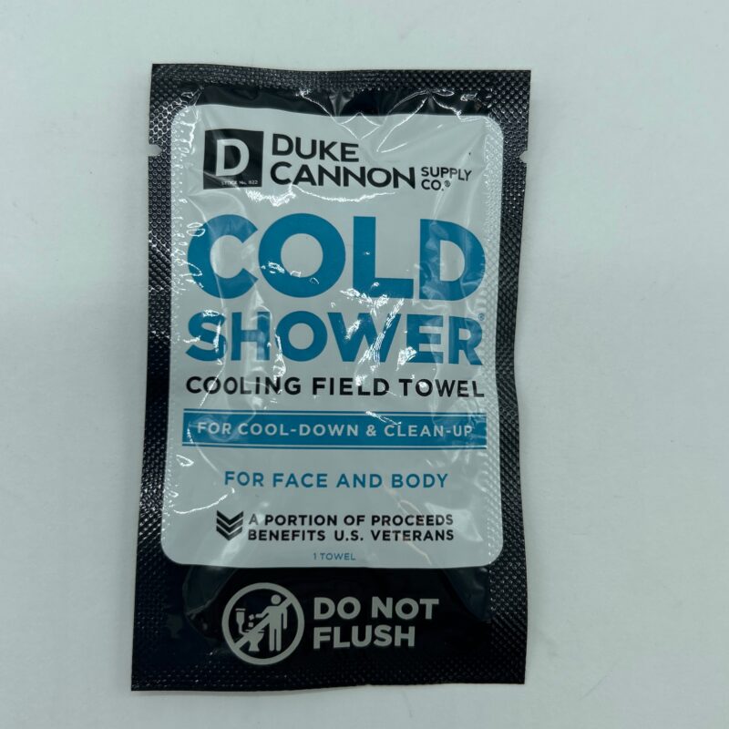 Duke Cannon Cold Shower Wipes