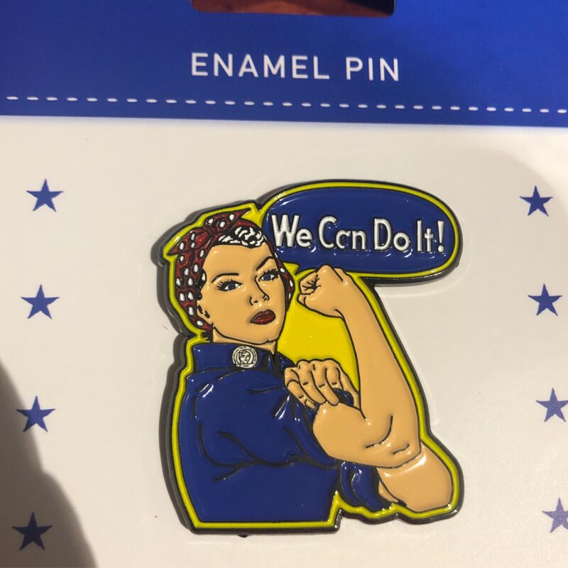 Rosie Enamel Pin